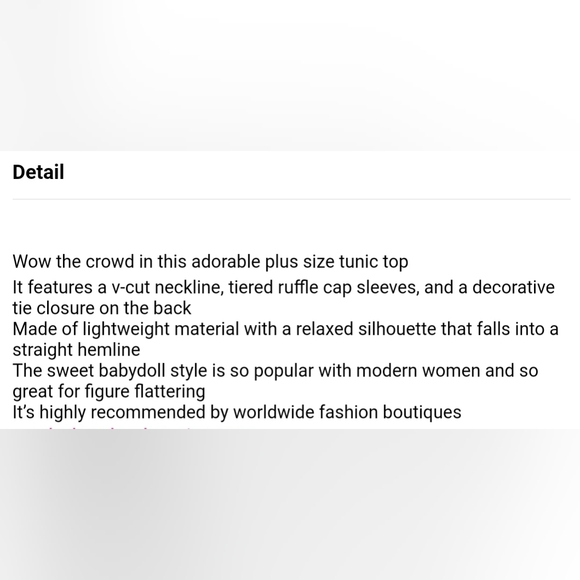 ♥️New Plus size ruffle tunic - Picture 3 of 10